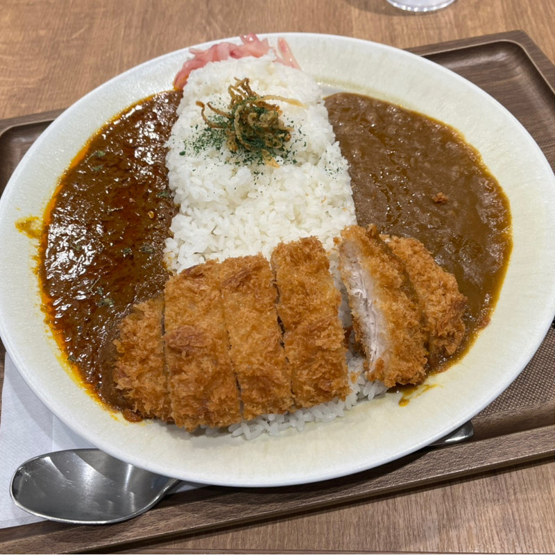 コク旨カレー＆スパイスカレーロースかつのせ(SPICE FACTORY（スパイスファクトリー） 新宿東口店)