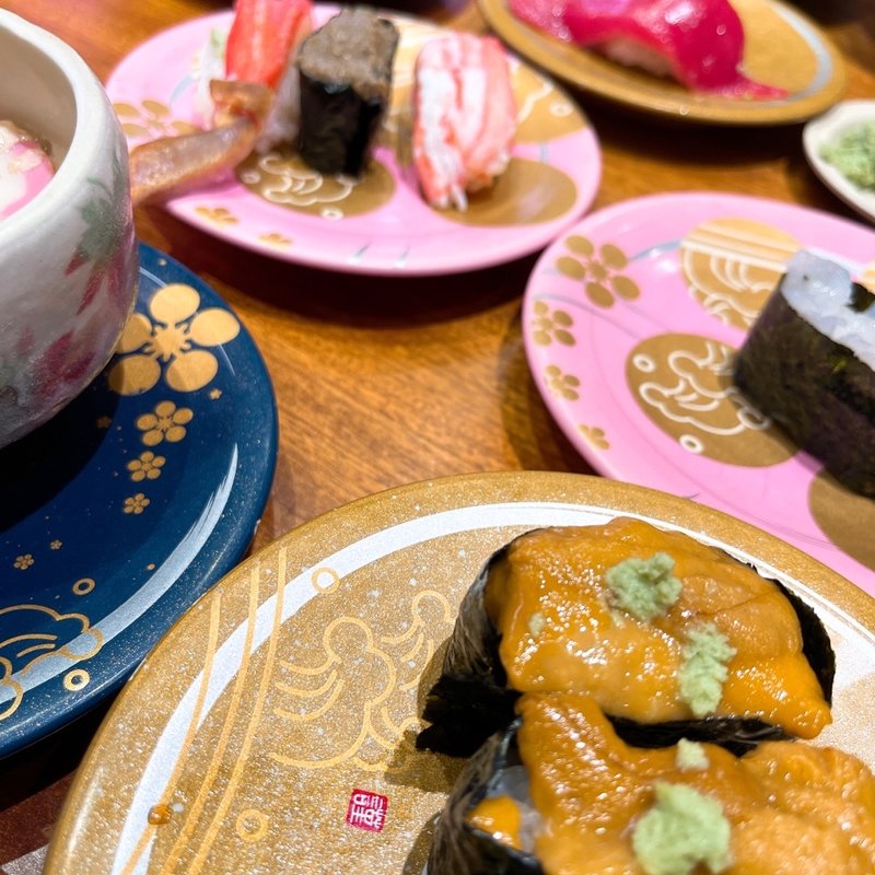 かに三点盛り(もりもり寿し 能登総本店 )