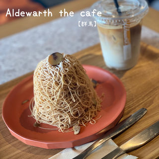 モンブランset(Aldewarth the cafe)