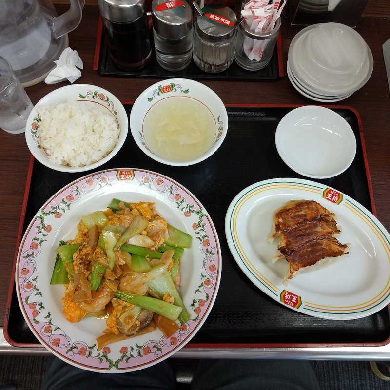 やわらか若鶏とメンマのふんわり玉子炒め（フェアセットB）(餃子の王将 レバンテ垂水店)