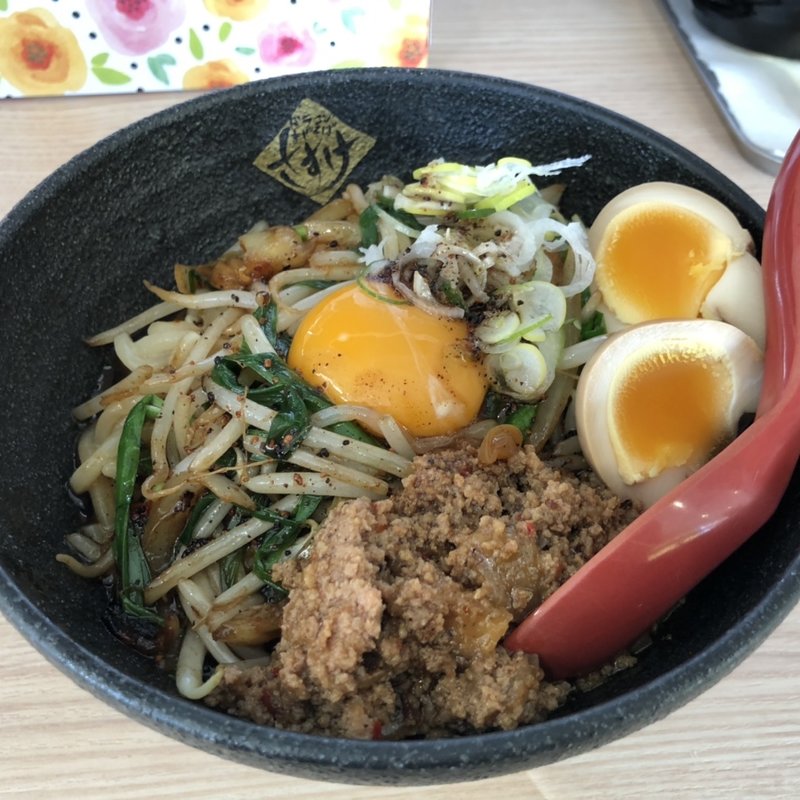 ドラゴンまぜそばDX(ドラコンまぜそばさすけ柳津店)