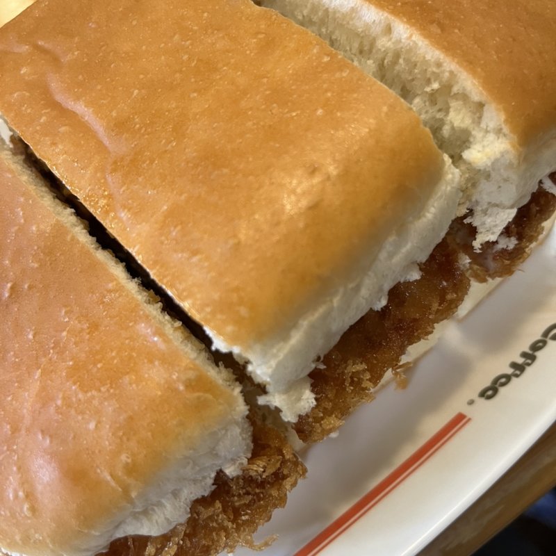 味噌カツサンド(コメダ珈琲 春日井如意申店)