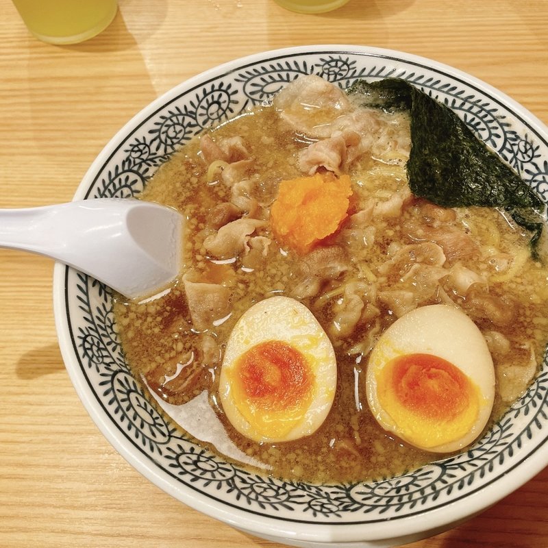 熟成醤油　味玉肉そば(丸源ラーメン 春日部16号バイパス店)
