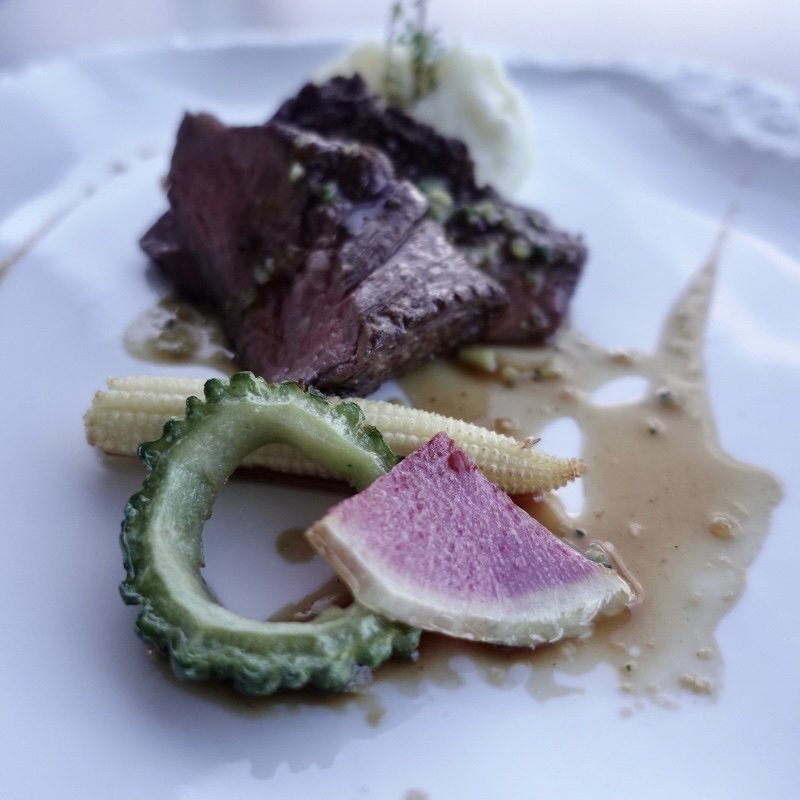 牛ハラミのペッパーソースステーキ(ハウスウィズアウトアキー（House Without A Key）)