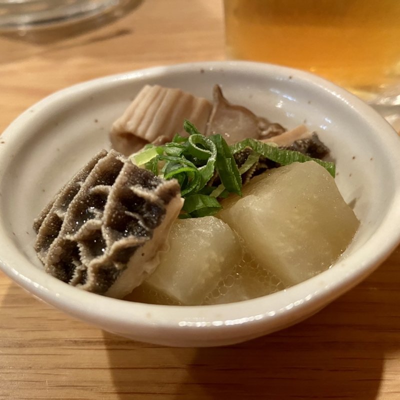 お通し(博多炊き餃子　池ぽん)