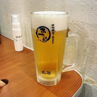 アサヒスーパードライ生中(大阪焼肉・ホルモン ふたご 渋谷道玄坂店 )