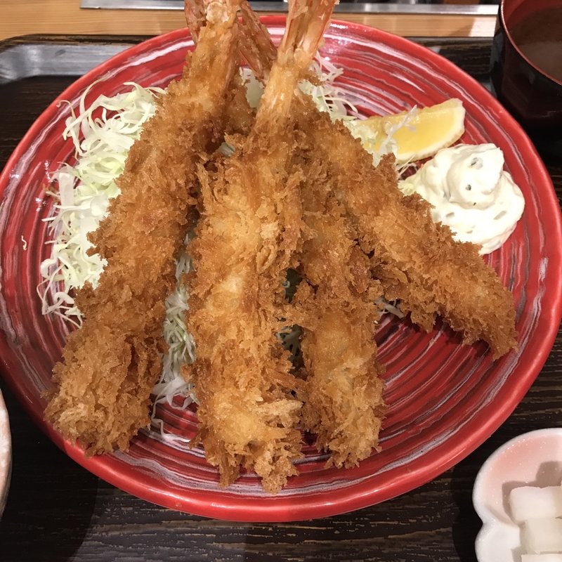 海老かつ定食(とんかつ　まるや 大手町店 )