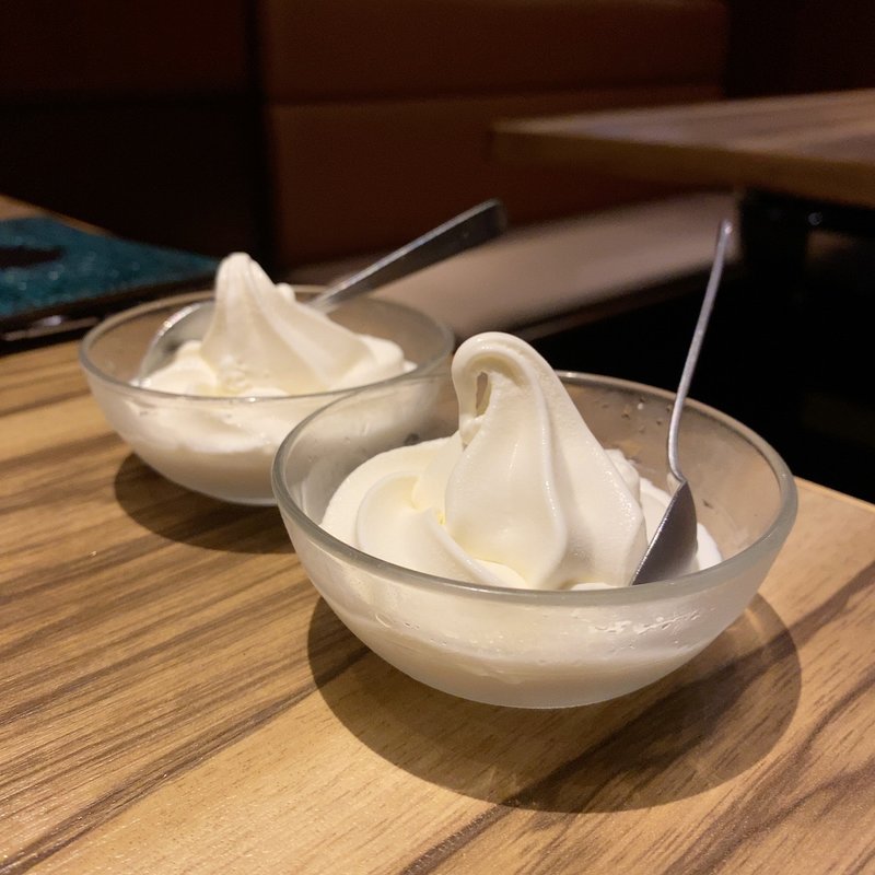 サービスのソフトクリーム(長春 )