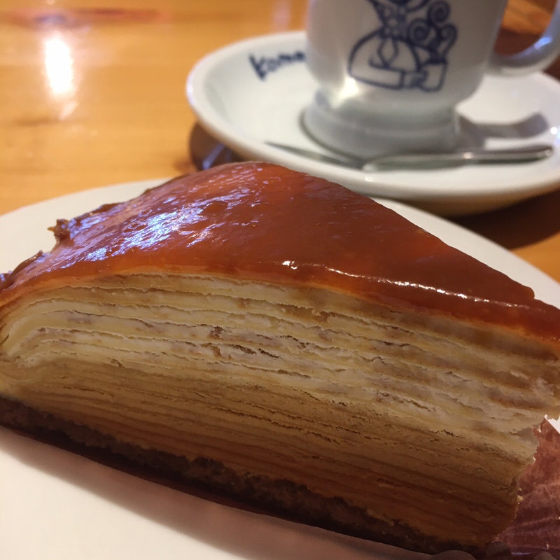 塩キャラメルミルクレープ(コメダ珈琲店 船橋芝山店)