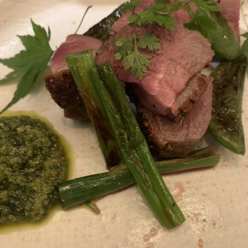 岩手鴨のロースト(Onder  オンダー  〜鴨焼きしゃぶと燻製〜)