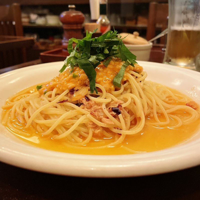 紀州梅とツナのペペロンチーノ(KURA 中目黒店 （クラ）)