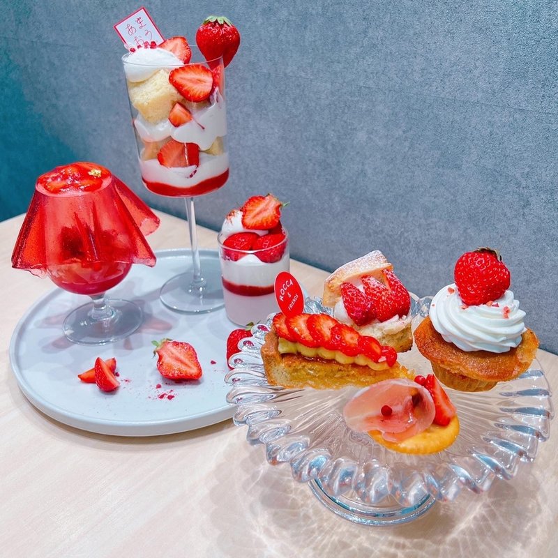 あまおうのアフタヌーンティー(Forest Green Roast ＆ Bake)