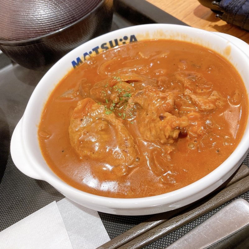 ステーキカットのハッシュドビーフ(松屋 紀尾井町店 )