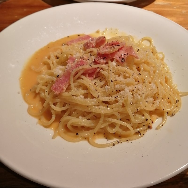 カルボナーラ(パスタの店Piante(ピアンテ）)