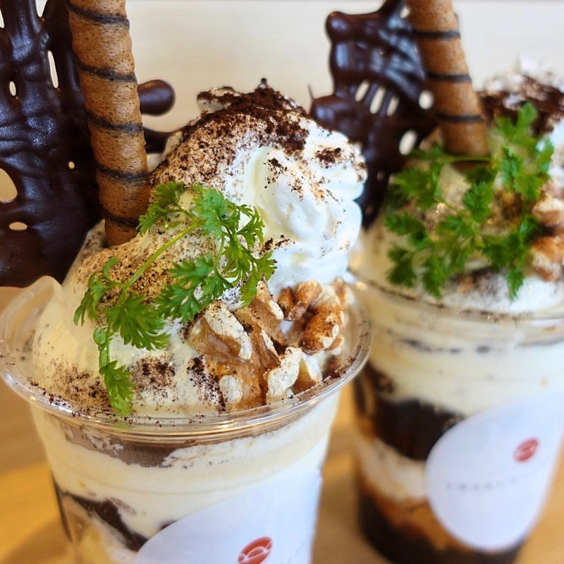 自家製コーヒーパフェ(IWAKUNI COFFEE)
