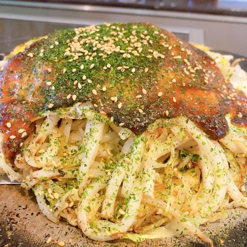 牛すじ肉入りお好み焼き（うどん）(花やしき （はなやしき）)
