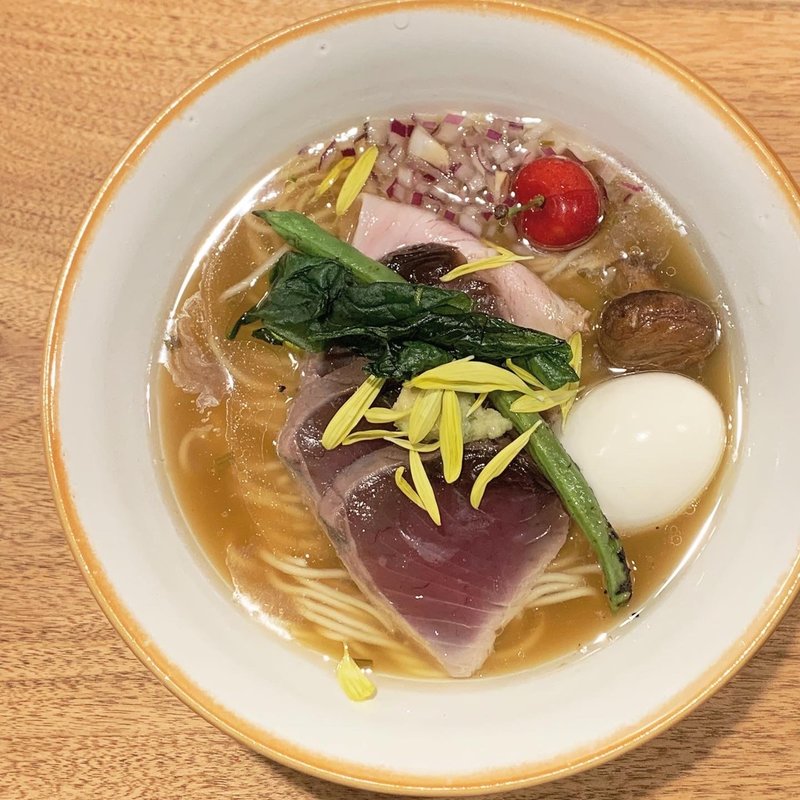 限定　初カツオの生姜らーめん(海老丸らーめん)