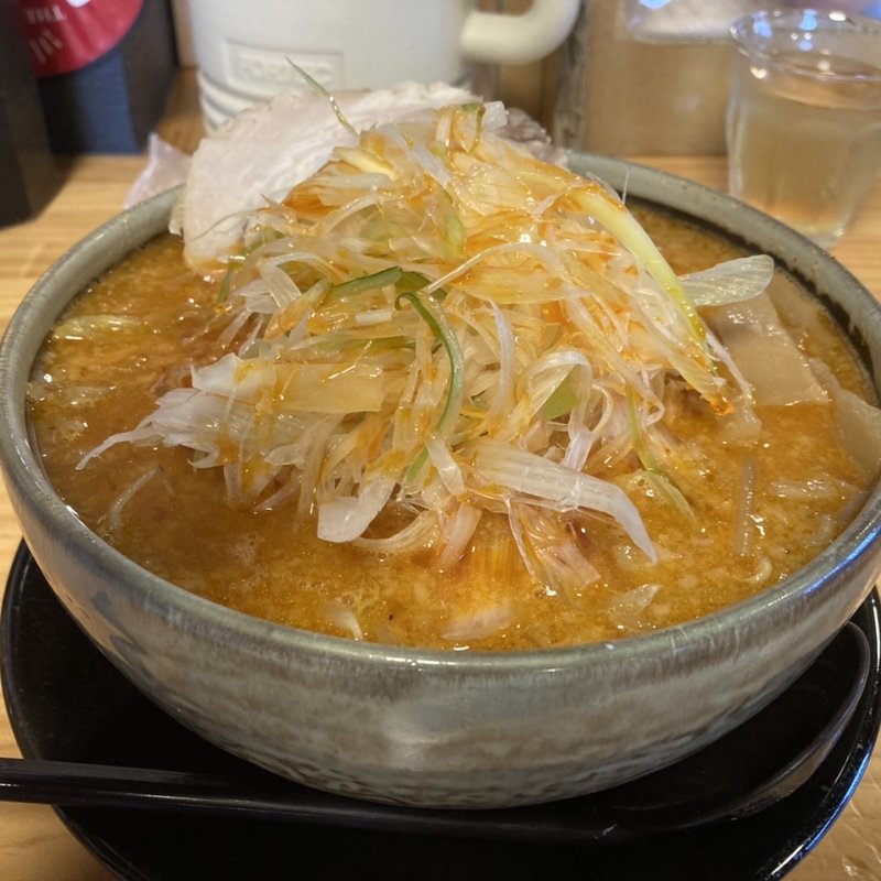 激辛ラーメン背脂2(もん吉 伊勢崎店 （飛騨高山らーめん もん吉）)