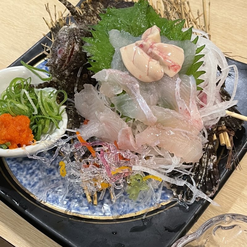 オコゼの活け造り(司 )