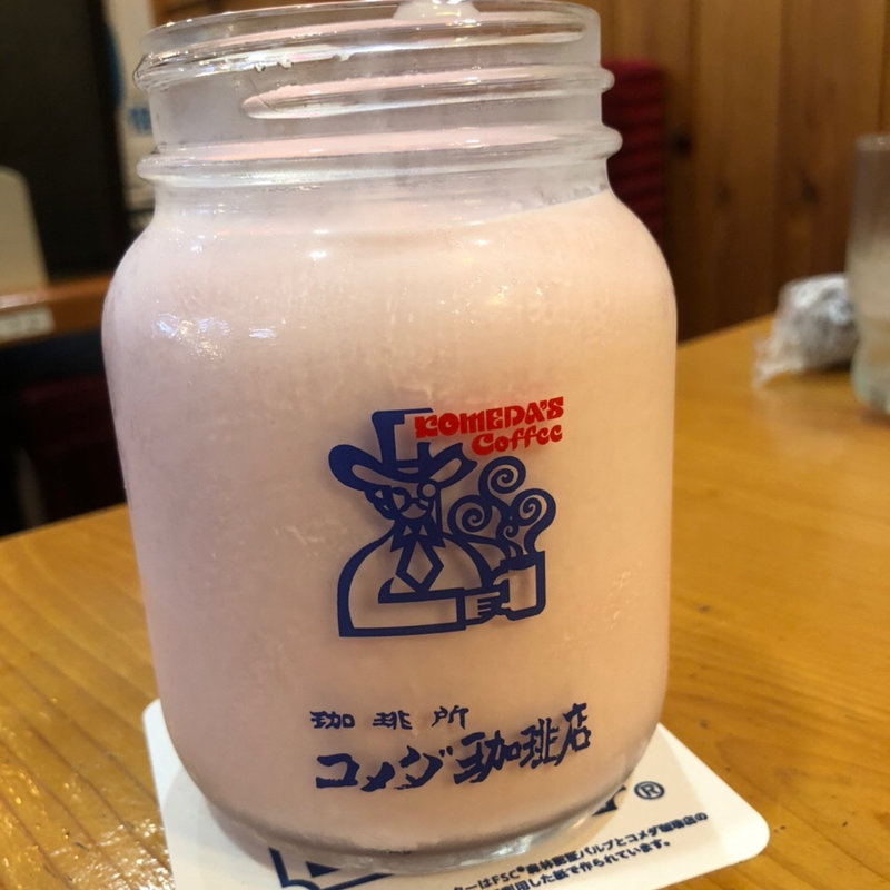 ストロベリーシェーク(コメダ珈琲店 大阪土佐堀店 )