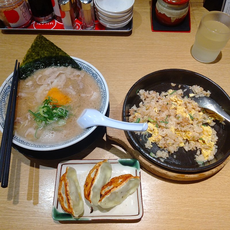 チャーハン餃子セット（肉そば）(丸源ラーメン 垂水名谷店)