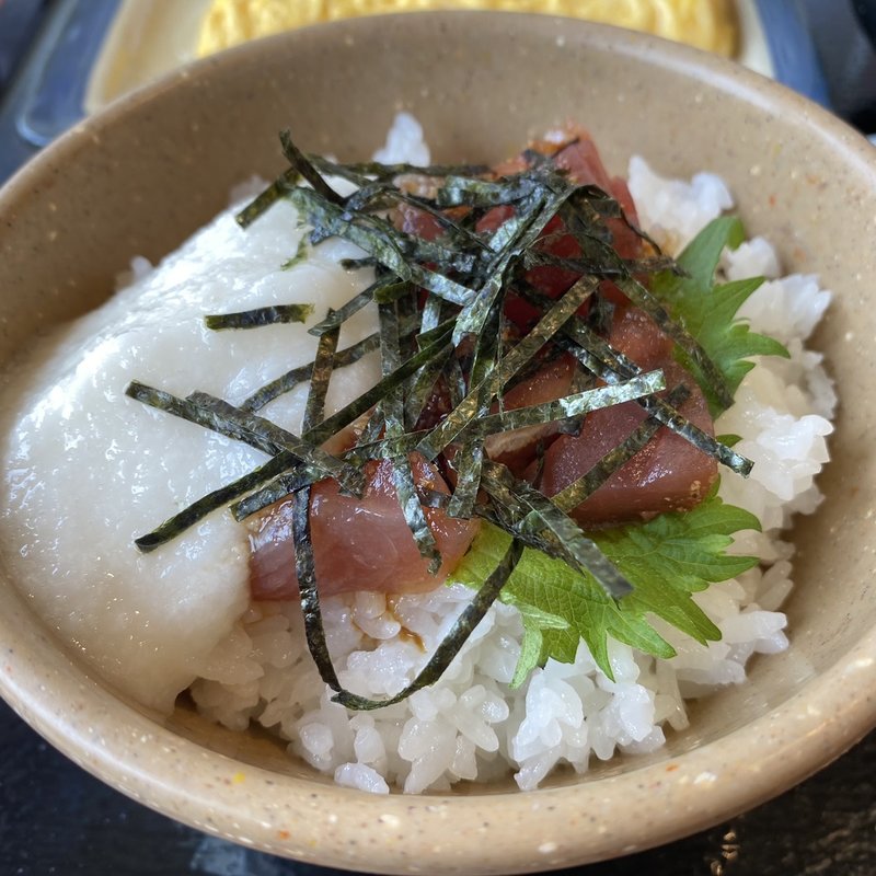 まぐろ漬けごはんミニ 山芋のせ(ザめしや 伊丹南)