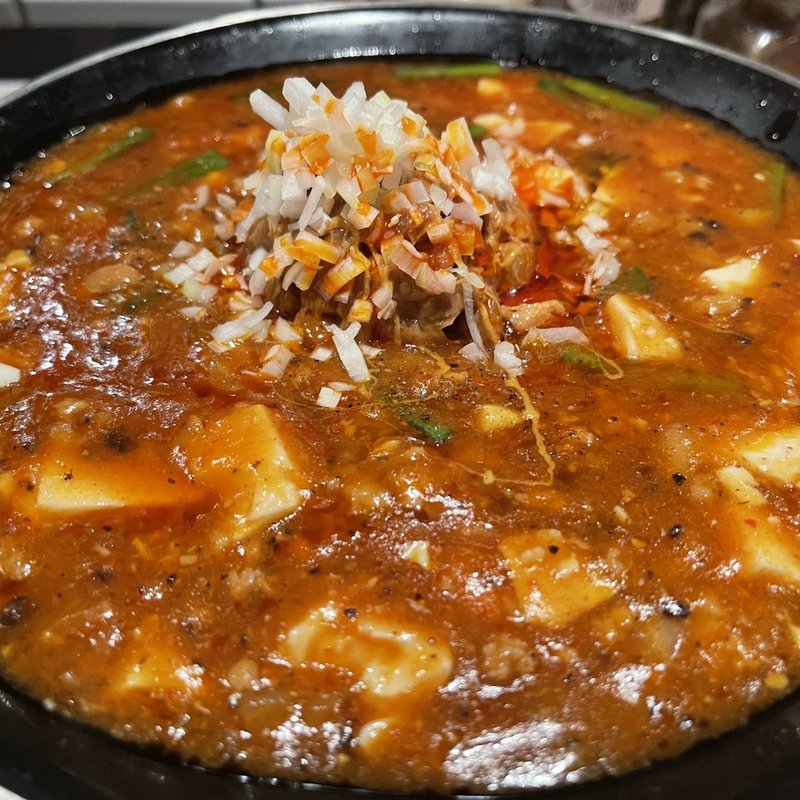 全とろ納豆麻婆麺(新潟三宝亭 東京ラボ中目黒店)