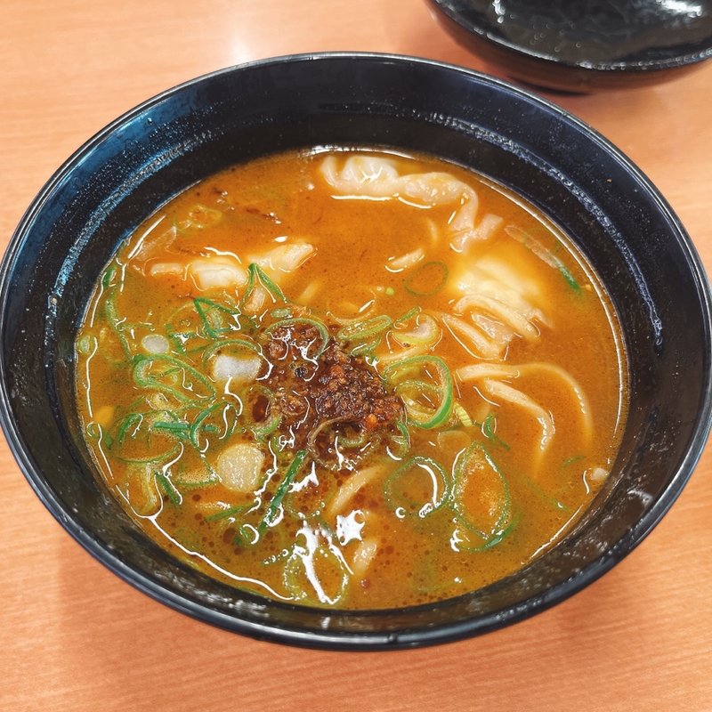 濃厚えび味噌ワンタンメン(スシロー 横浜鶴見店)