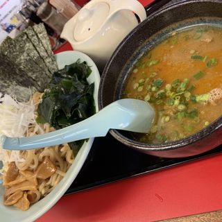 えび塩つけ麺 中盛(ラーメン山岡家 江別店)