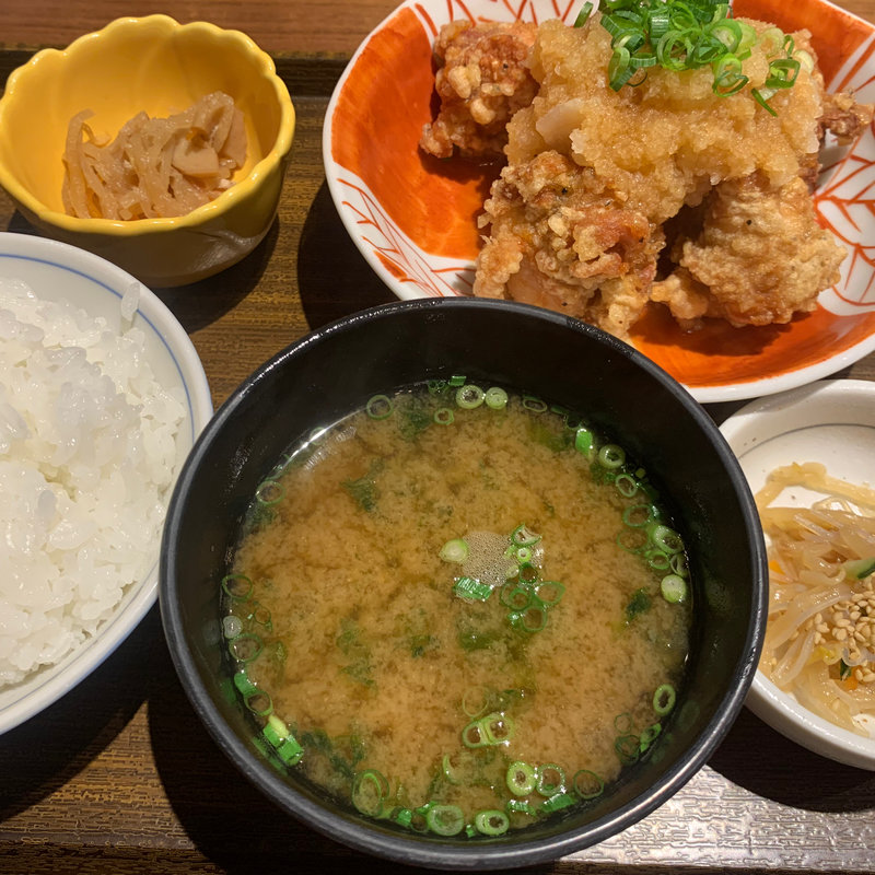 若鳥のみぞれ和え定食(なかよし はなれ )