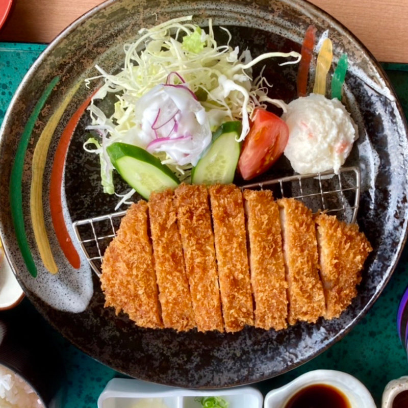 八鹿豚トンカツ定食(山城の郷)