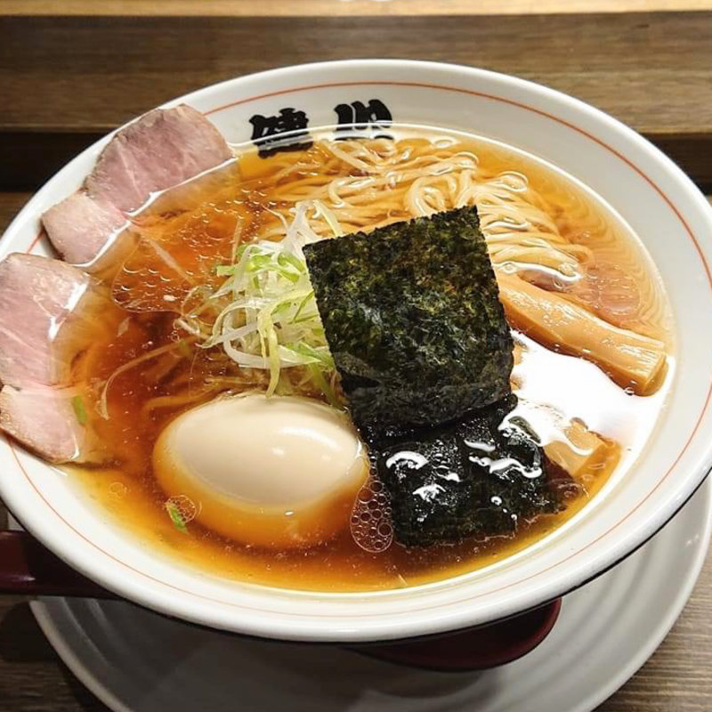 鶏醤油らーめん(らーめん健心)