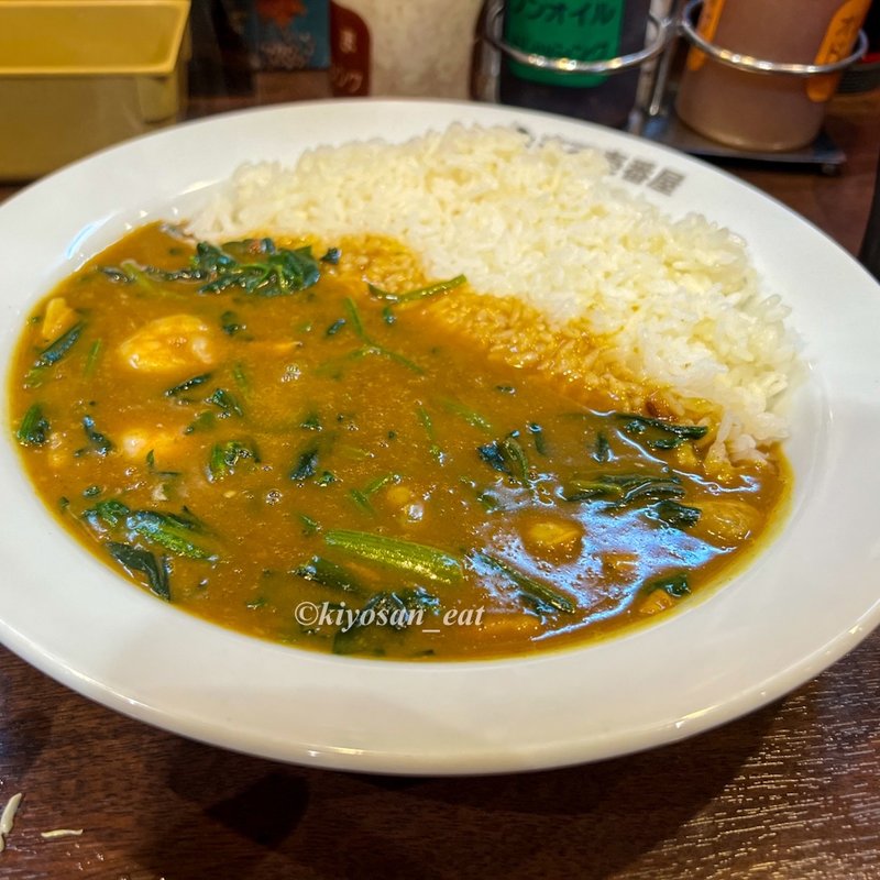 エビあさりカレー（ほうれん草ミックス）(CoCo壱番屋 東海加木屋店)