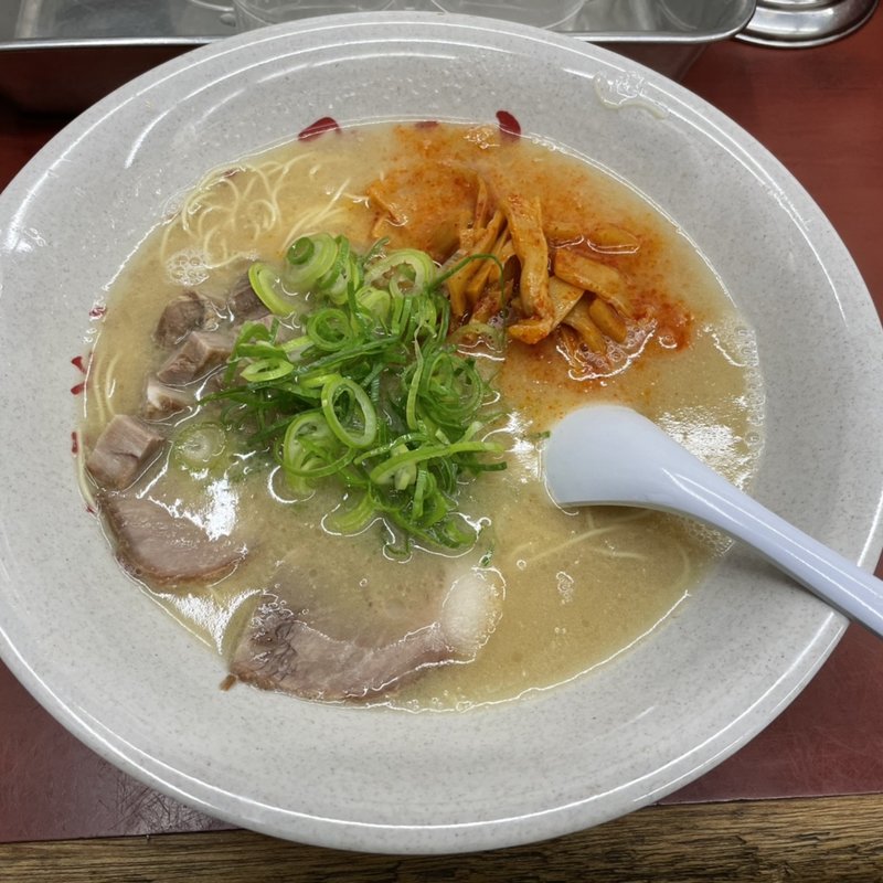 メンマラーメン(博多長浜ラーメン みよし （はかたながはまらーめんみよし）)