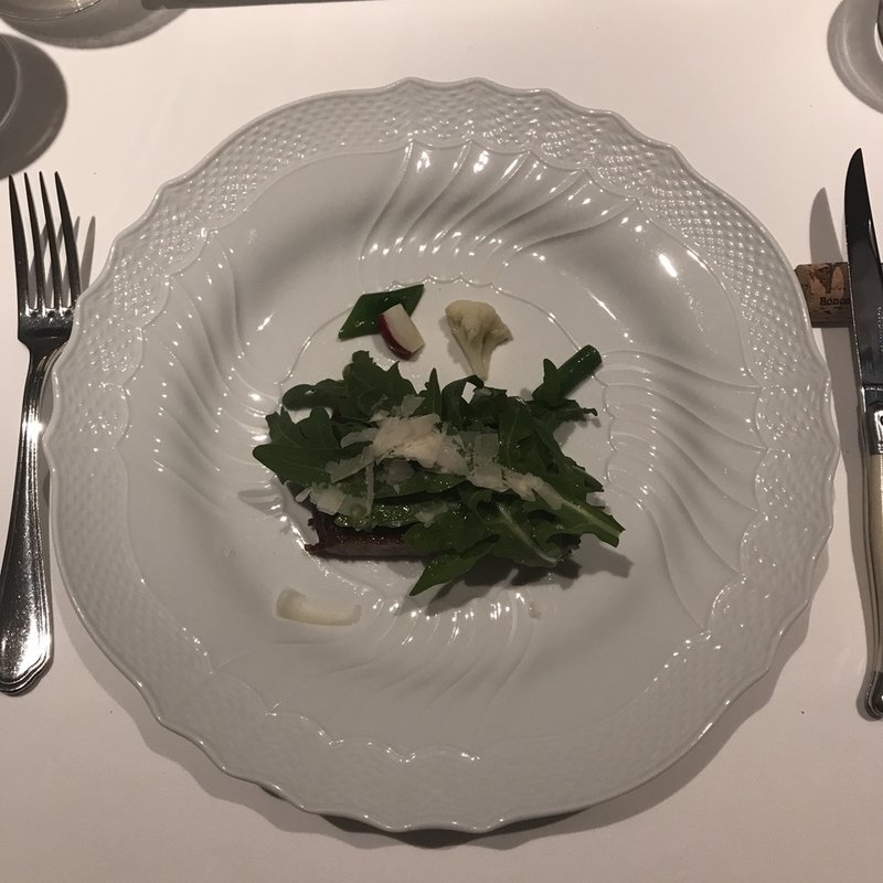 前菜x3+パスタ+メイン+デザート(リストランテ・イマイ)