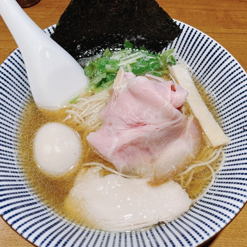 煮干しそば白醤油特製(寿製麺 よしかわ 川越店)