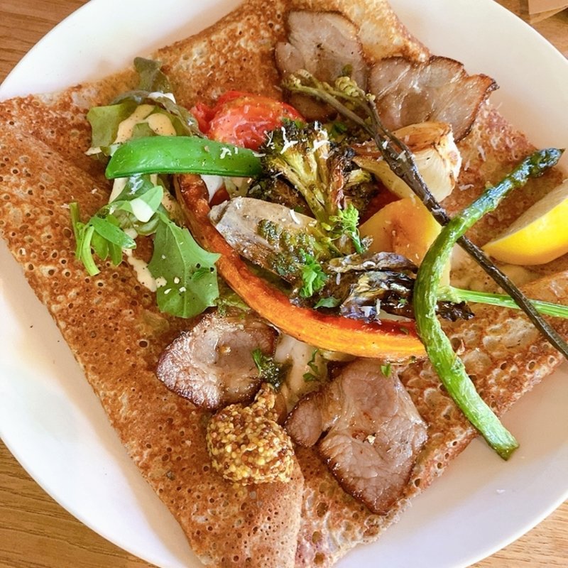 旬やさいのグリルとベーコンのガレット(啄木鳥 )