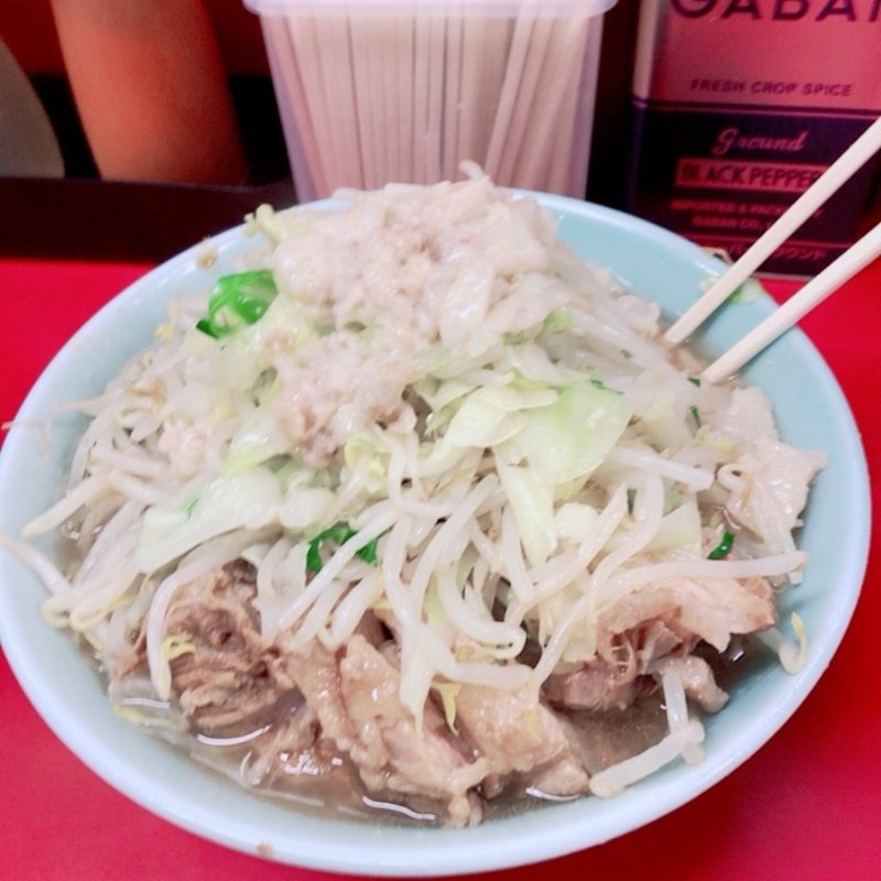 小豚ラーメンニンニク野菜アブラ(ラーメン二郎 中山駅前店 )