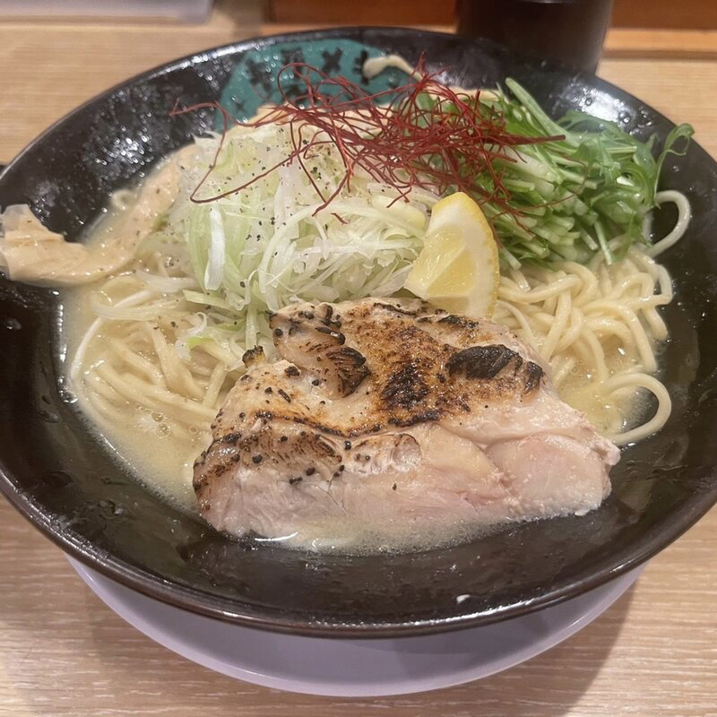 鶏白湯らーめん塩　塩のキラメキ　特大(コムギノキラメキ)