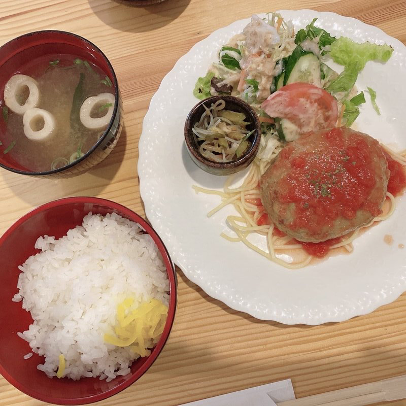 日替わりランチB トマトソースチーズインハンバーグ(ポポクラブ )