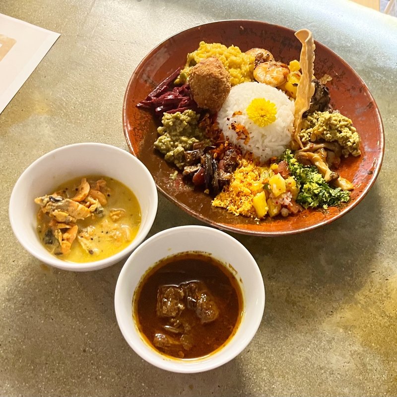 コラボプレート(珈琲とスパイス pivo)