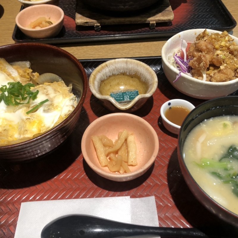 玉丼と唐揚げ(大戸屋ごはん処 ウィングキッチン京急蒲田店)