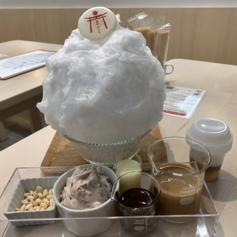 塩キャラメル(縁結 かき氷)