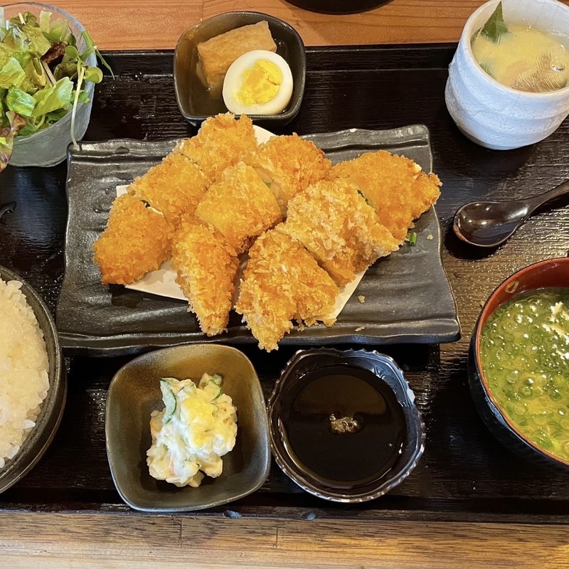 ささみチーズフライ（定食）(食菜工房飯や （HANYA）)