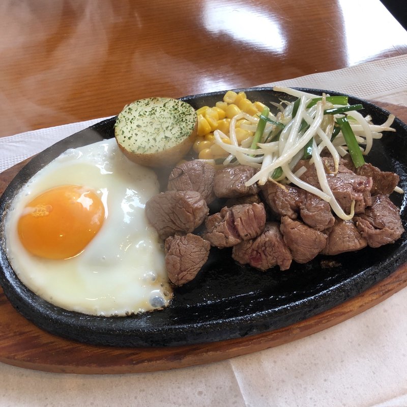 黒毛和牛切り落としステーキ(ステーキハウス一頭屋)