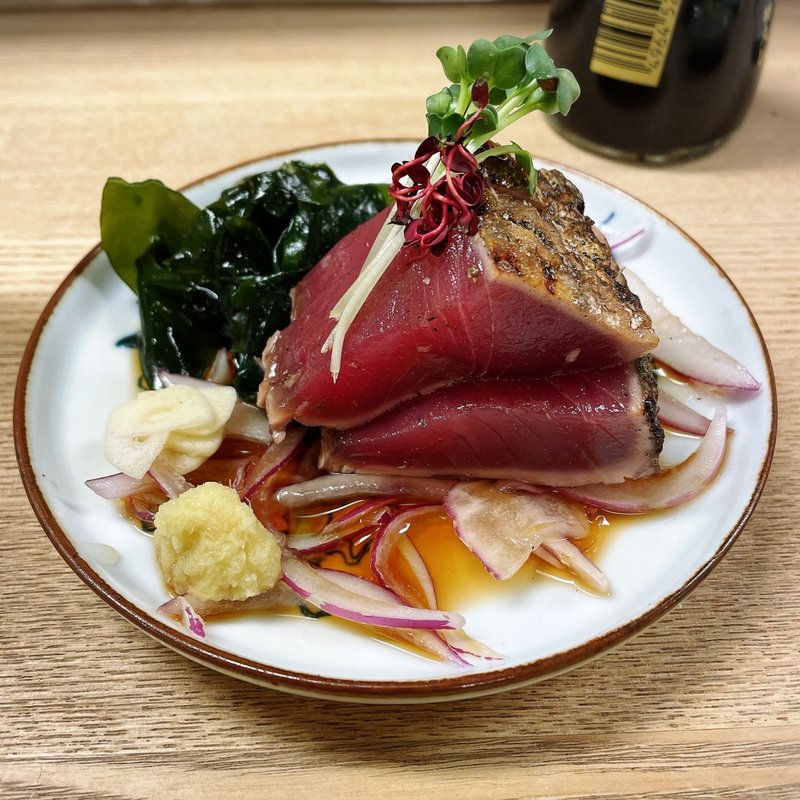 鰹のたたき(初場所 中目黒)