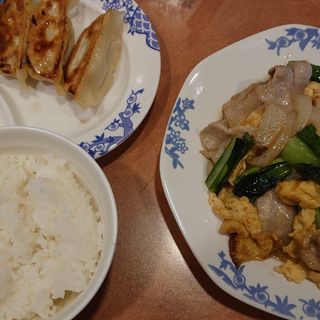 豚肉たまご炒め　餃子・ごはんセット(バーミヤン 大井町店)