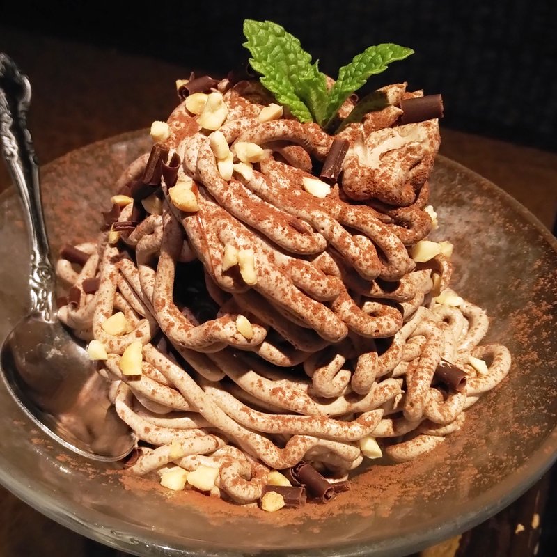 濃厚チョコモンブラン(居酒屋 土間土間 川崎仲見世通り店)