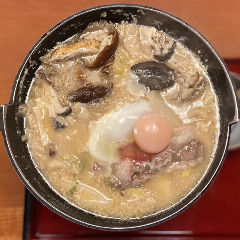 きのこ白丸煮込みうどん(ばんどう太郎 那珂湊店 )