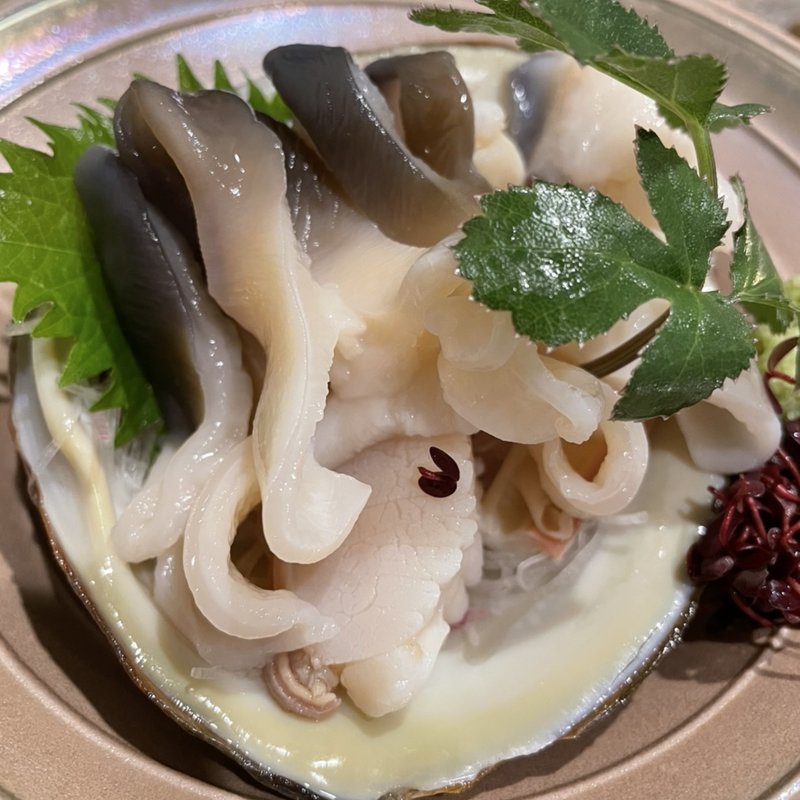 貝の刺身(鈴亭 （リンテイ）)